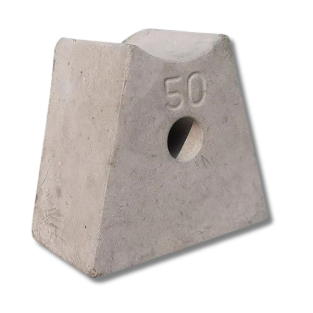 50mm for footing/pile cap