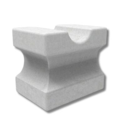 CONCRETE COVER BLOCK- 20mm x 25mm x 30mm (6) CONCRETE COVER BLOCK 20mm x 25mm x 30mm
