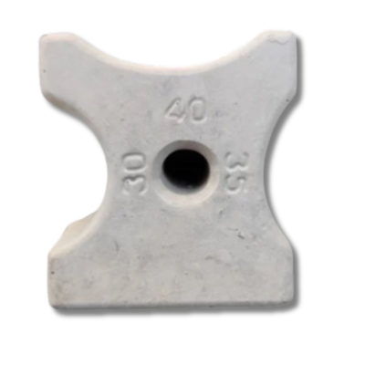 CONCRETE COVER BLOCK- 20mm x 25mm x 30mm (7) Concrete Cover Block 30mm x 35mm x 40mm